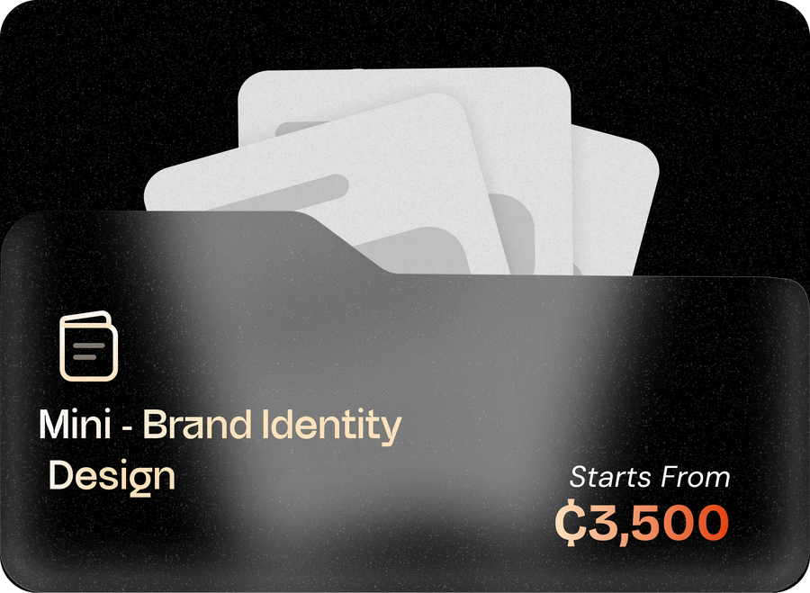 Mini Branding Suite package card — ₵3,500