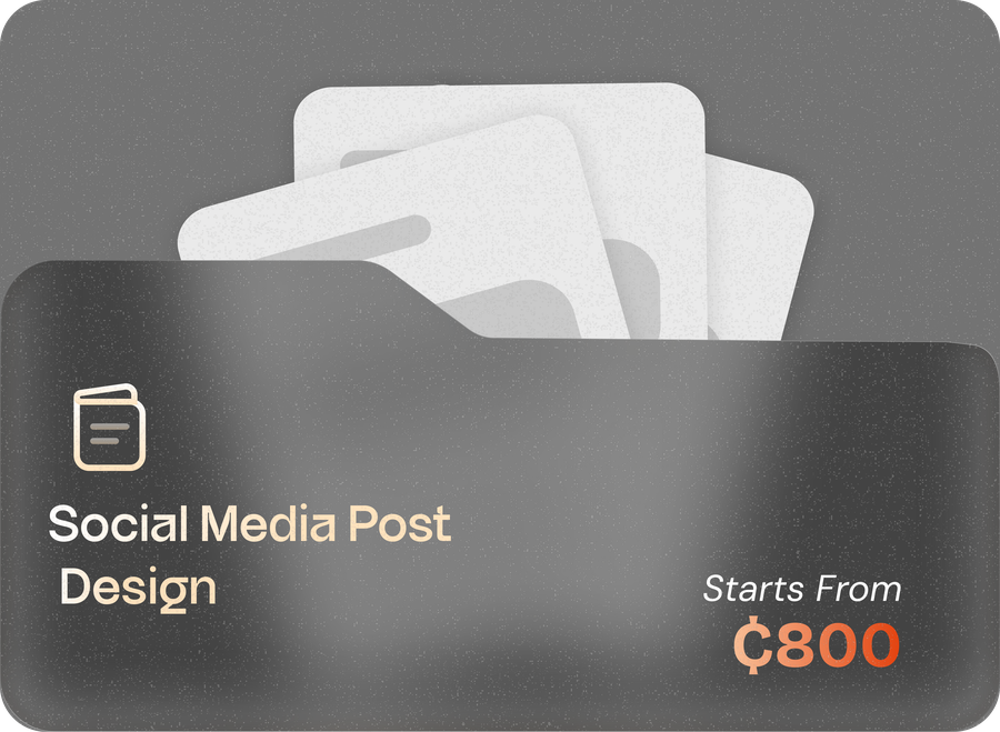 Social Media Package card — ₵800